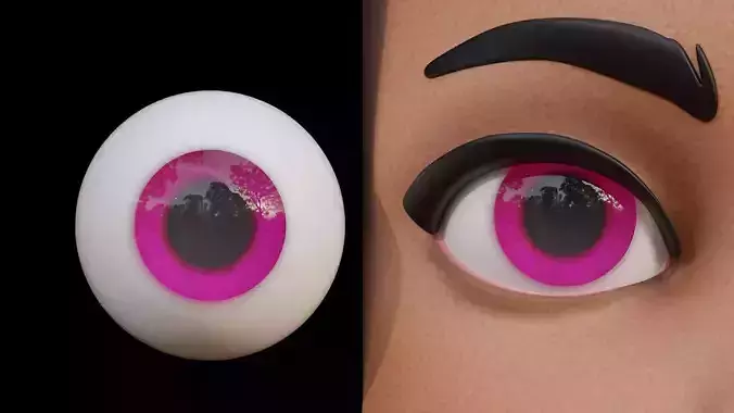 Cartoon eyes