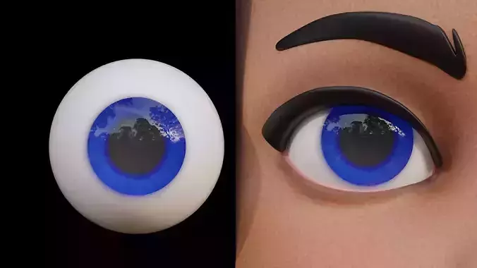 Cartoon eyes