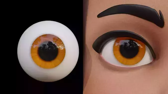 Cartoon eyes