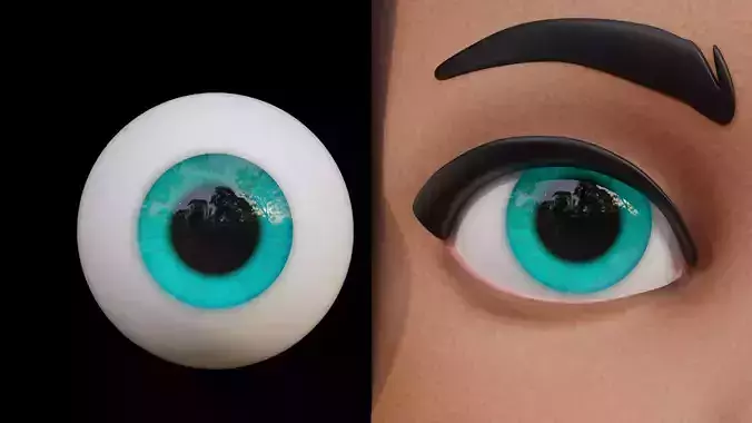 Cartoon eyes