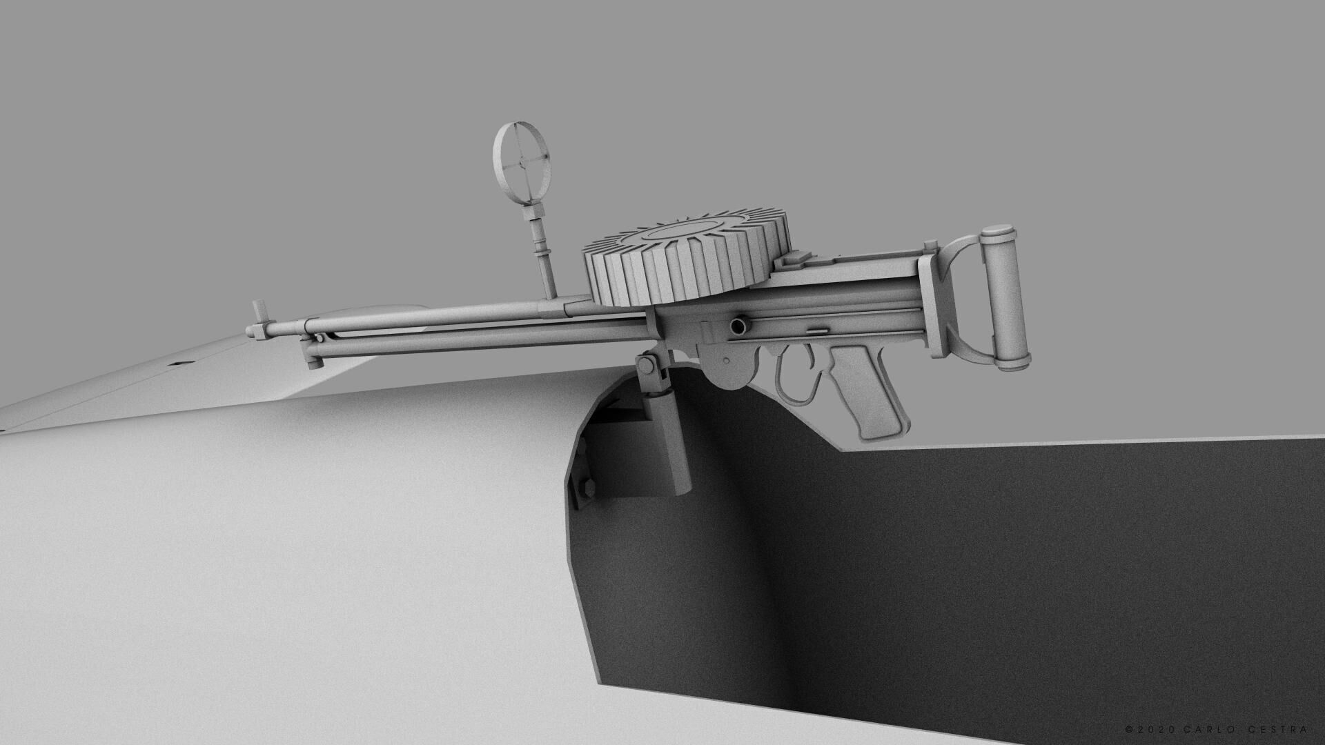 B4Y ha-327 - Not rigged Low-poly 3D model_36