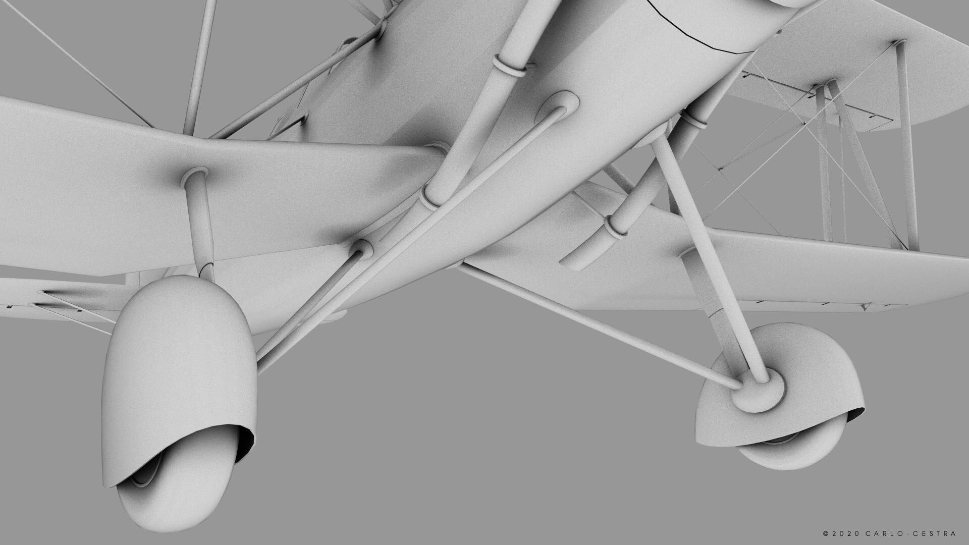 B4Y ha-327 - Not rigged Low-poly 3D model_26