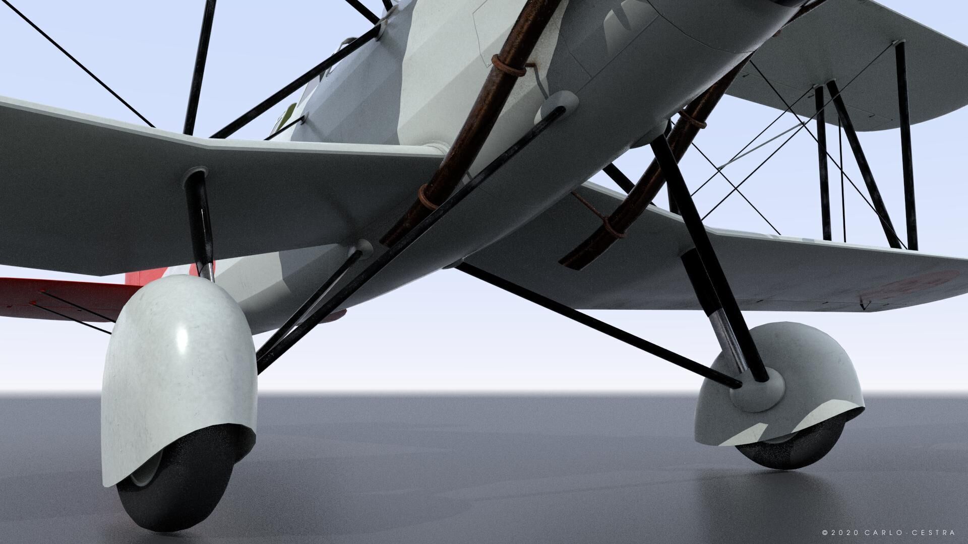 B4Y ha-327 - Not rigged Low-poly 3D model_6