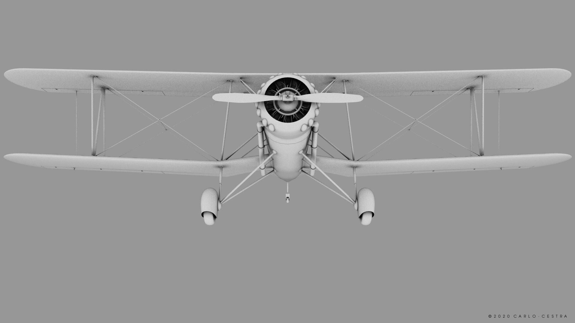 B4Y ha-327 - Not rigged Low-poly 3D model_31