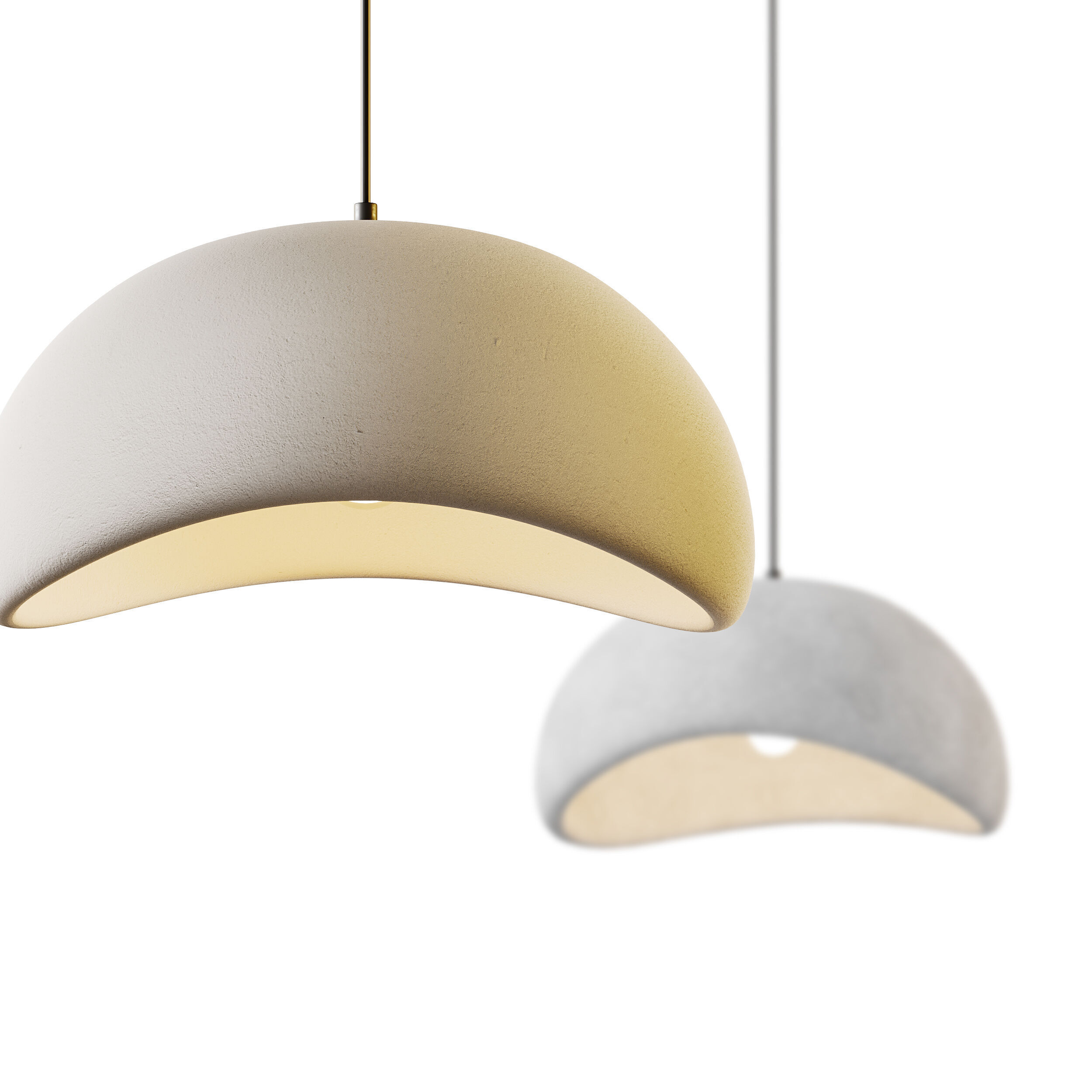 Wabi Sabi Pendant Light C 3D model_1