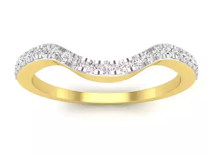 AV 558 Diamond Anniversary Ring Wedding Guard Band