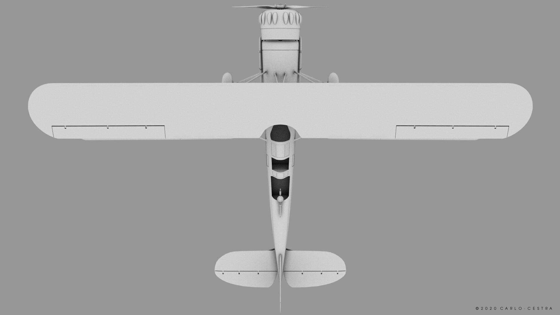 B4Y ha-327 - Not rigged Low-poly 3D model_23