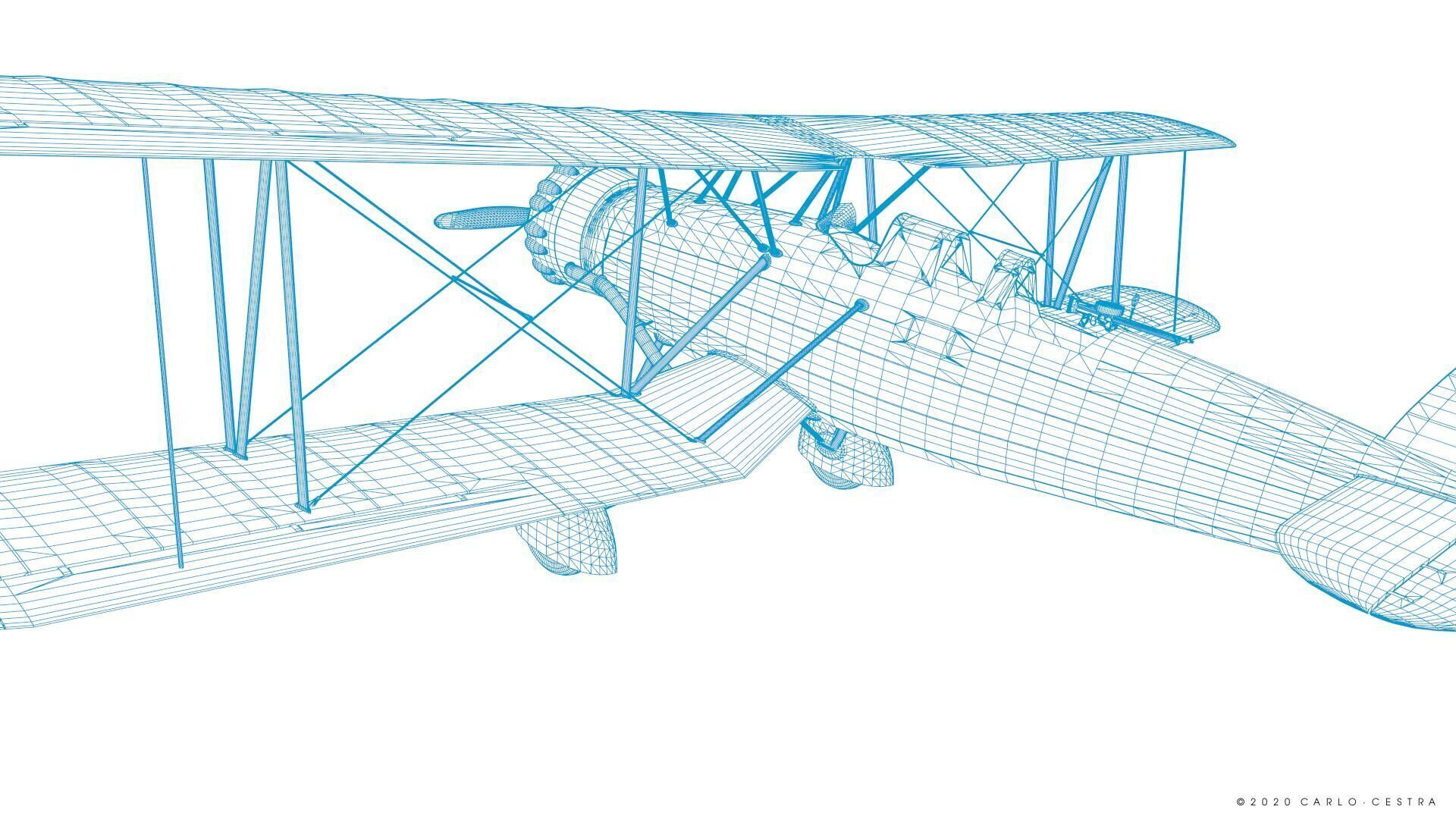 B4Y ha-327 - Not rigged Low-poly 3D model_28