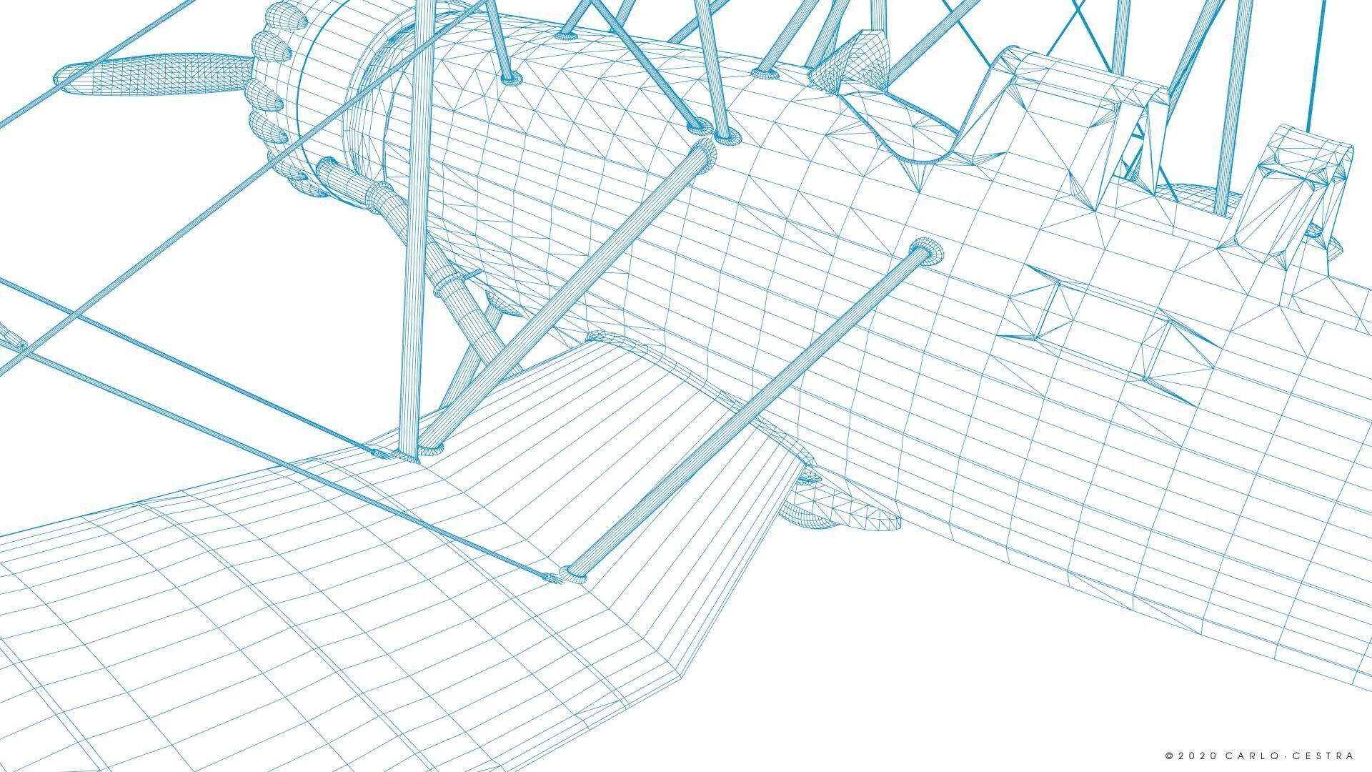 B4Y ha-327 - Not rigged Low-poly 3D model_35