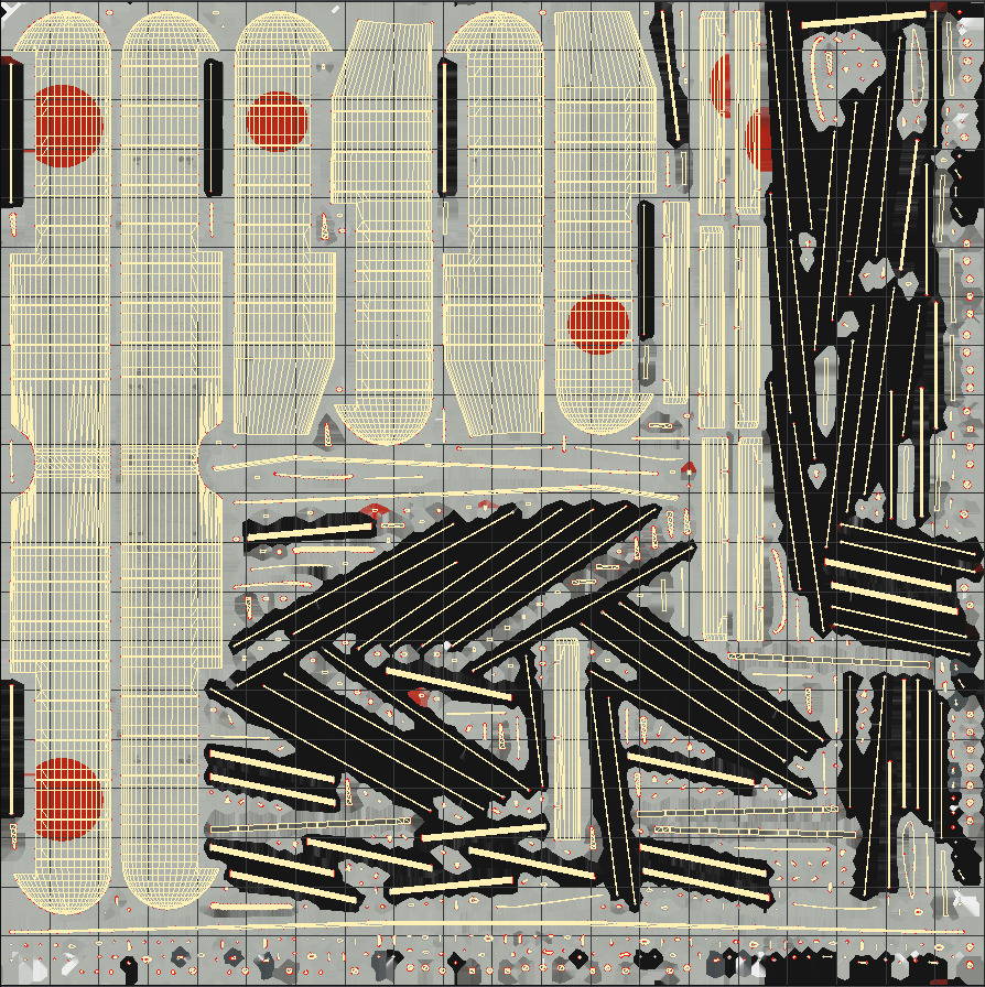 B4Y ha-327 - Not rigged Low-poly 3D model_45