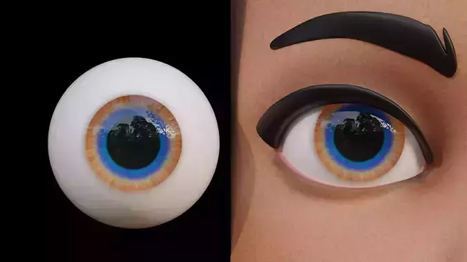 Cartoon eyes