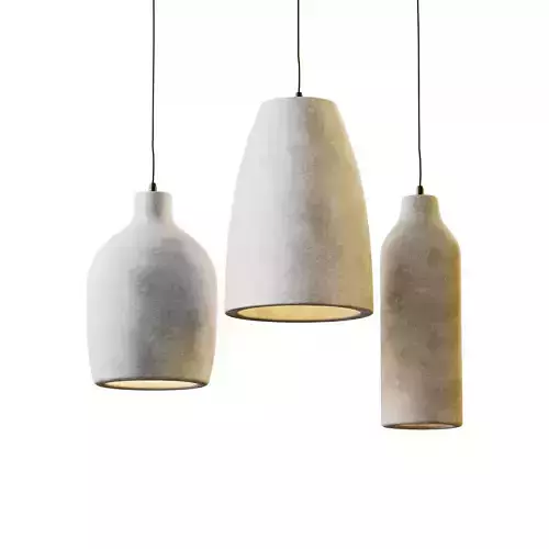 Wabi sabi Pendant Light Wine Bottle
