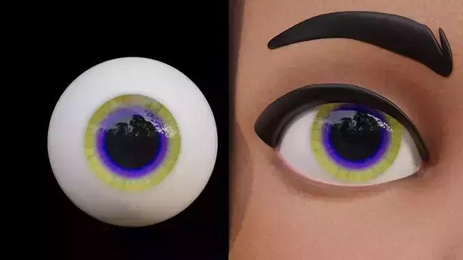 Cartoon eyes