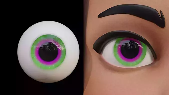 Cartoon eyes