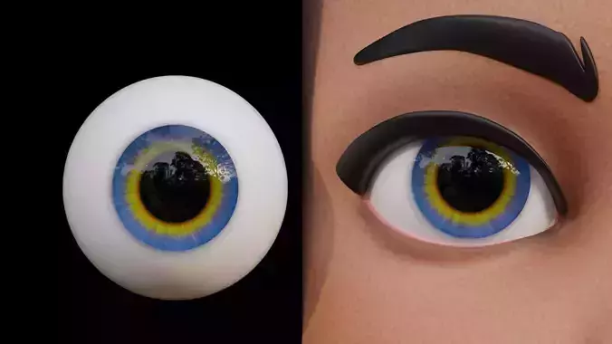 Cartoon eyes