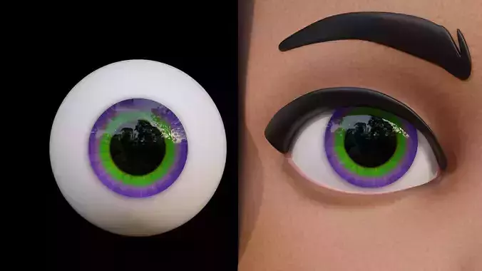 Cartoon eyes
