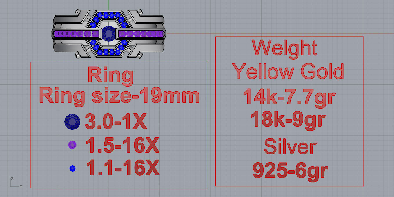 Men ring 3D print model_4