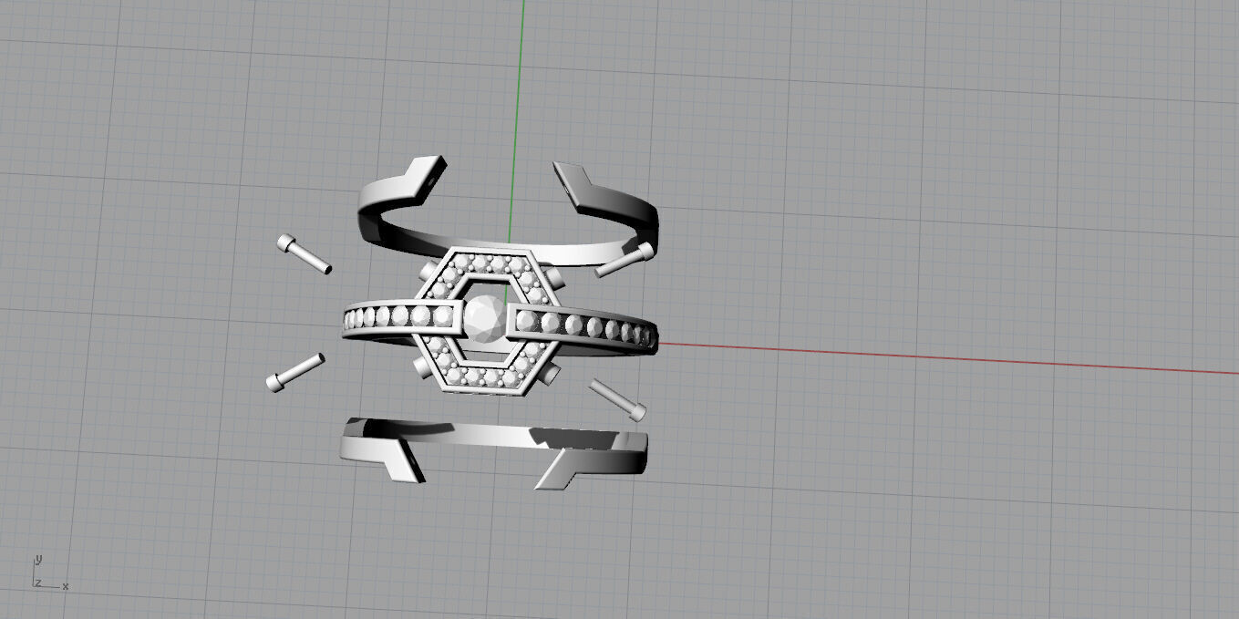Men ring 3D print model_14