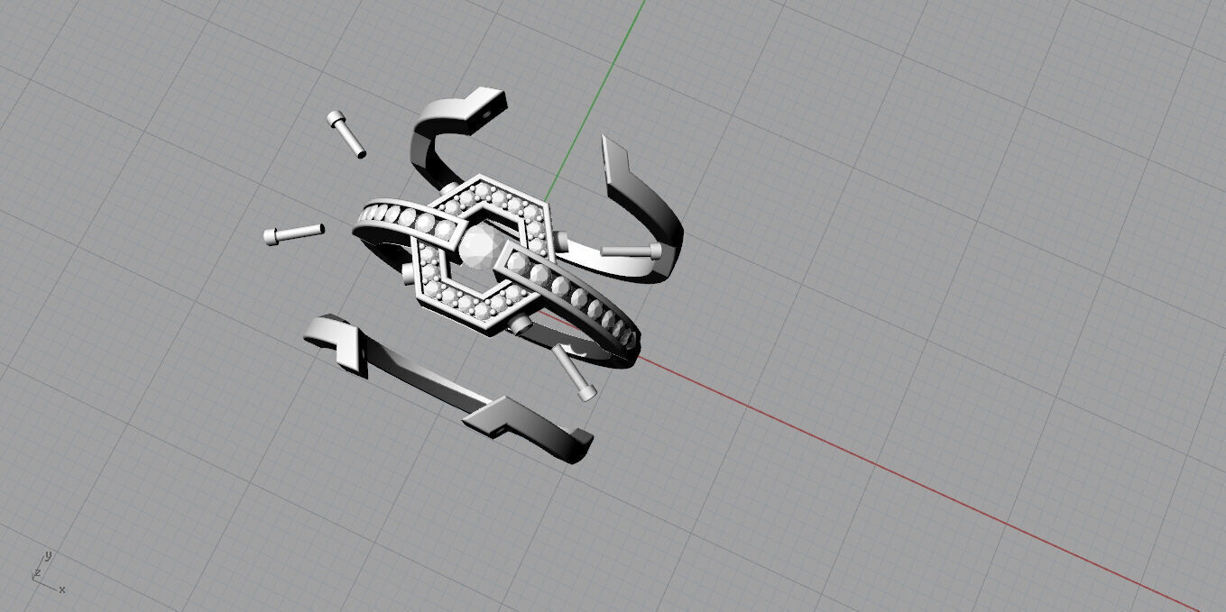 Men ring 3D print model_13