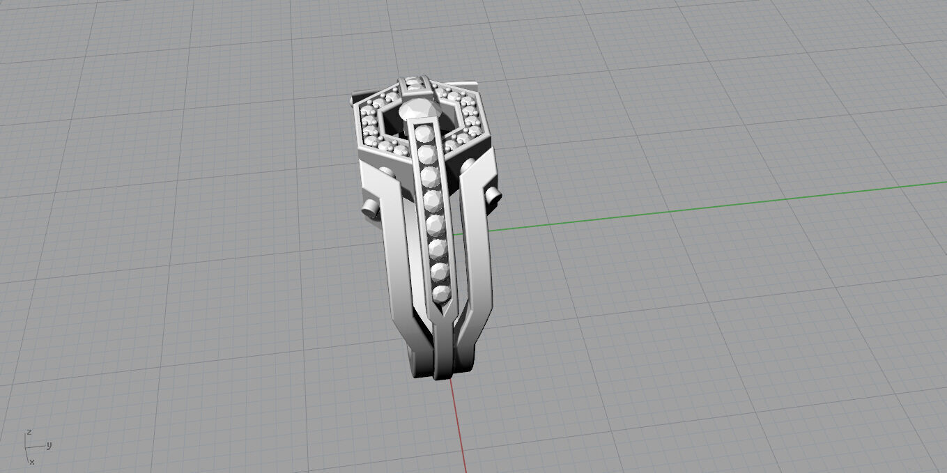 Men ring 3D print model_7