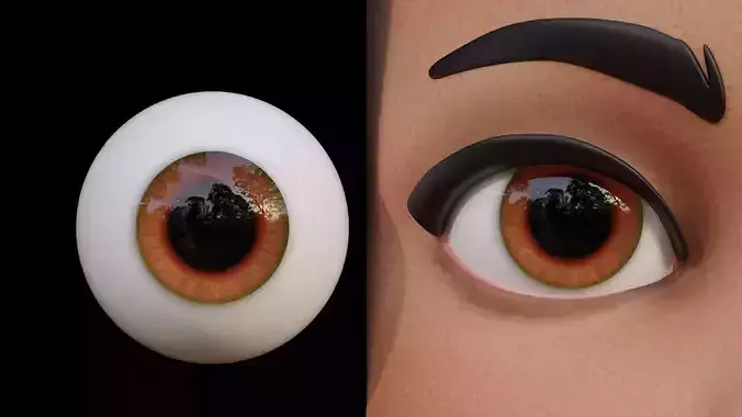 Cartoon eyes