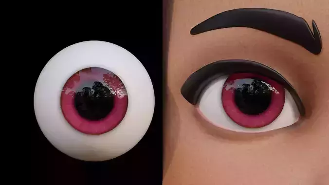 Cartoon eyes