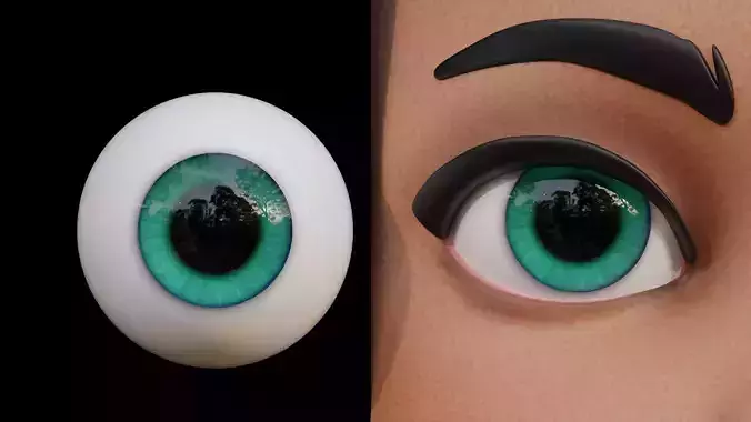Cartoon eyes