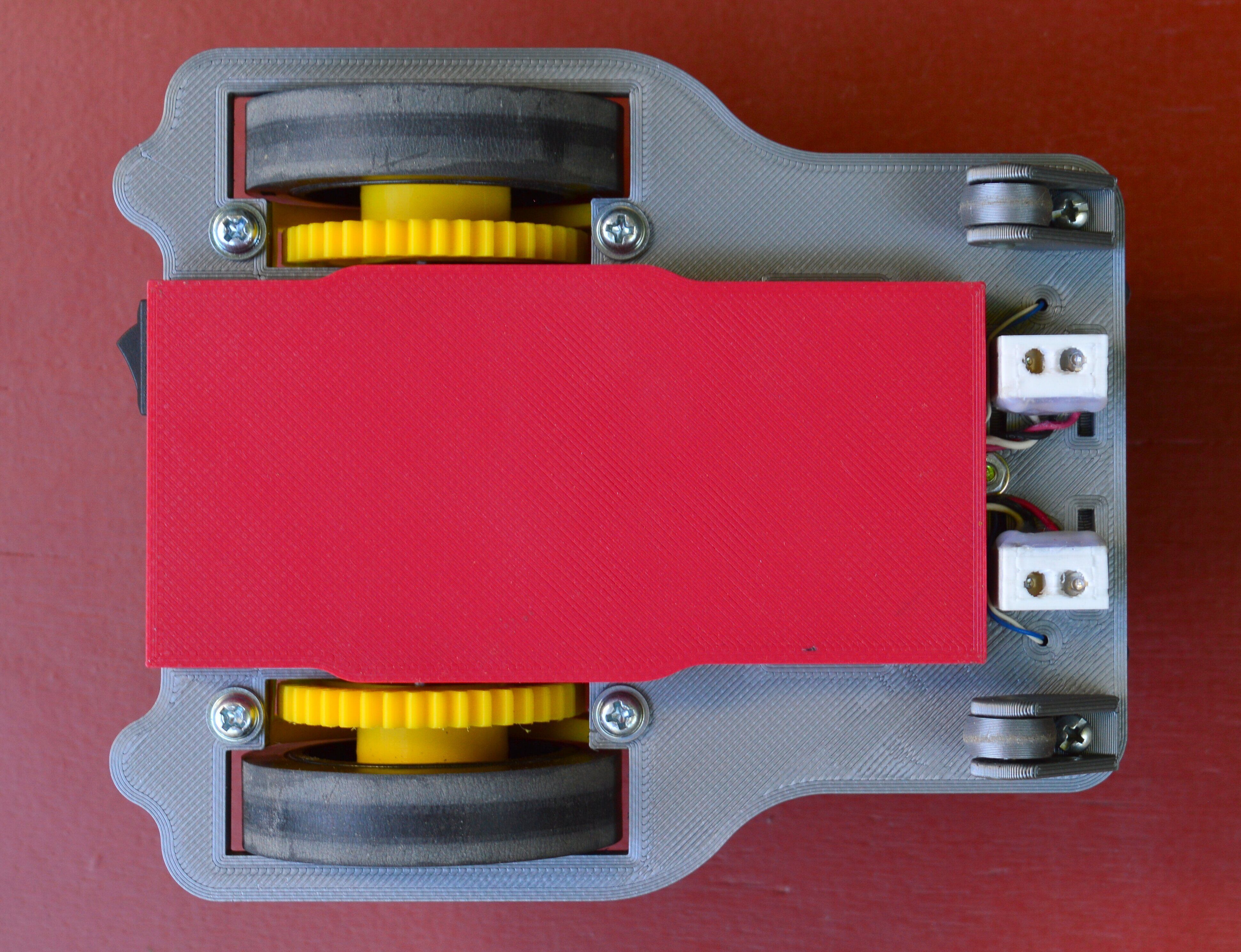 PochiBot - Line Follower Robot 3D print model_7