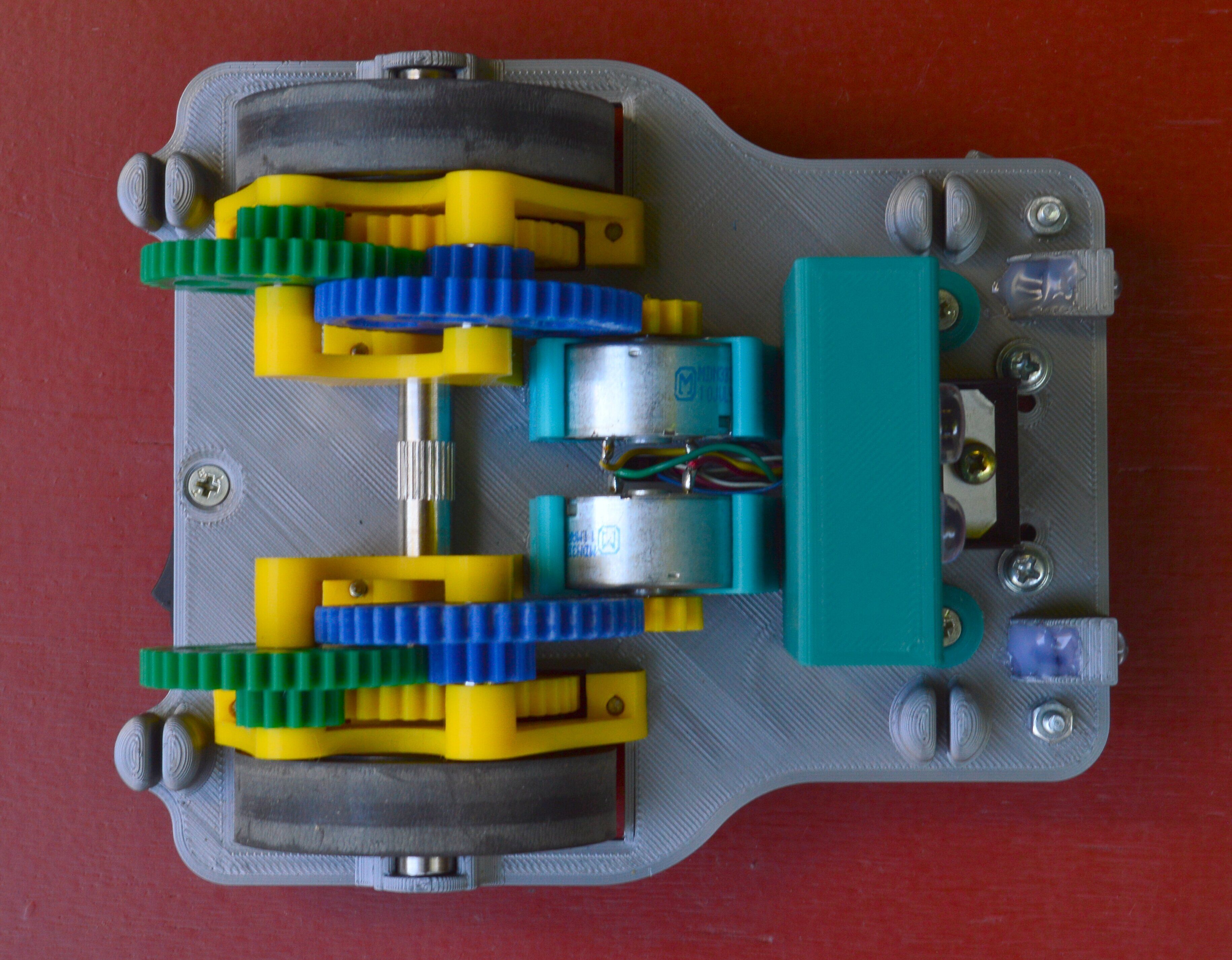 PochiBot - Line Follower Robot 3D print model_6