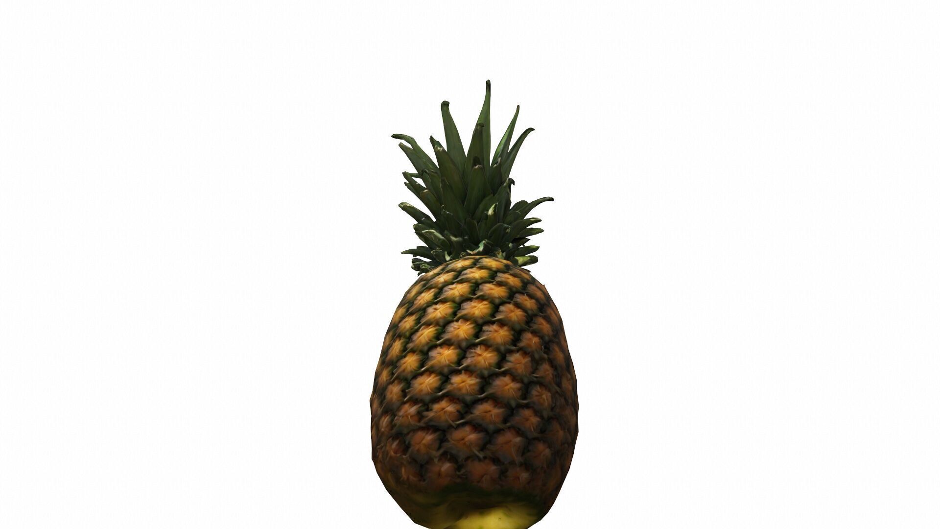 3d Model Pineapple Fresh Fruit 3D model_3