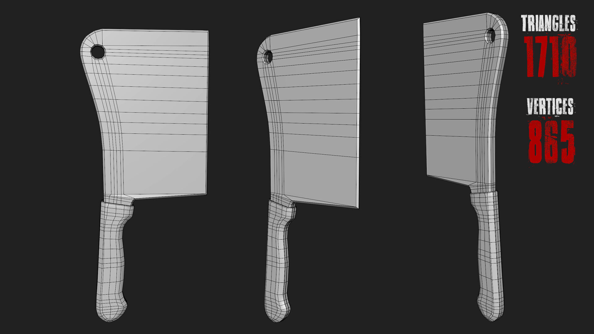 Brutal Butcher - Rigged and Animated Low-poly 3D model_14