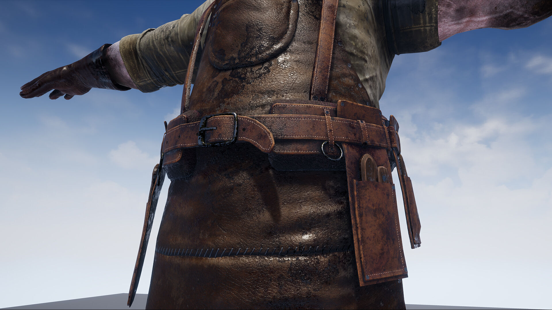 Brutal Butcher - Rigged and Animated Low-poly 3D model_10