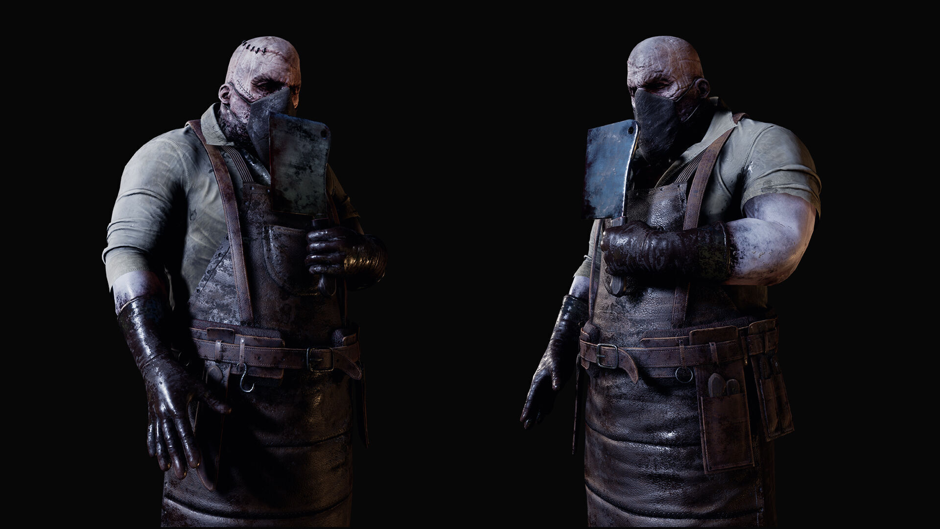 Brutal Butcher - Rigged and Animated Low-poly 3D model_4