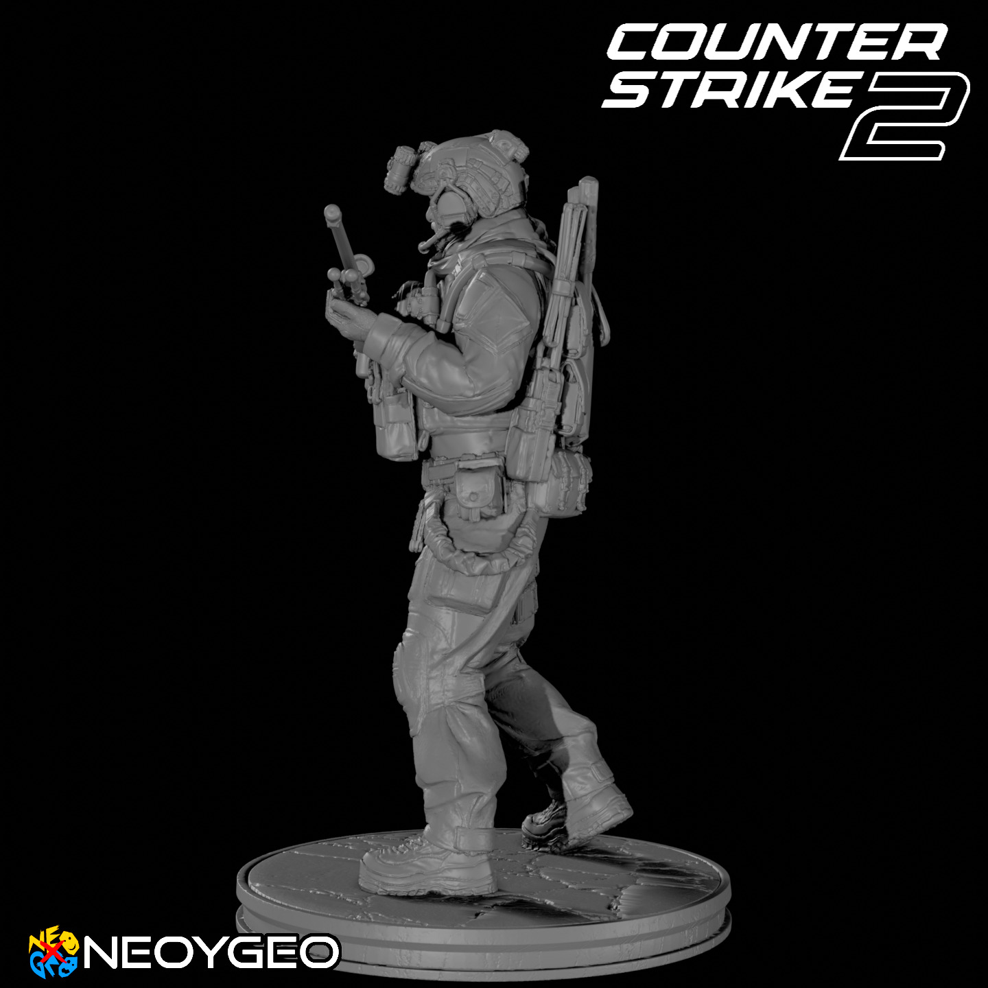 BLUEBERRIES BUCKSHOT NSWC SEAL - COUNTER STRIKE 2 3D print model_3