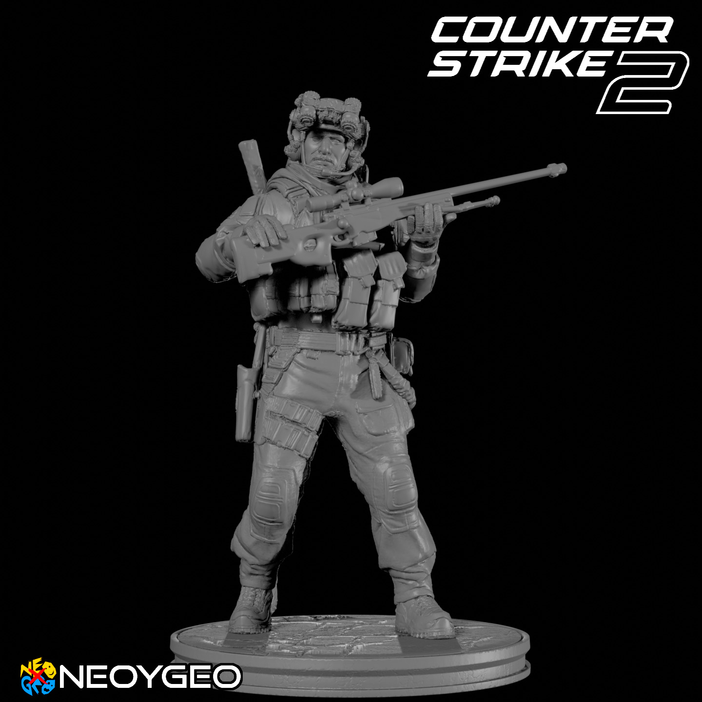 BLUEBERRIES BUCKSHOT NSWC SEAL - COUNTER STRIKE 2 3D print model_1