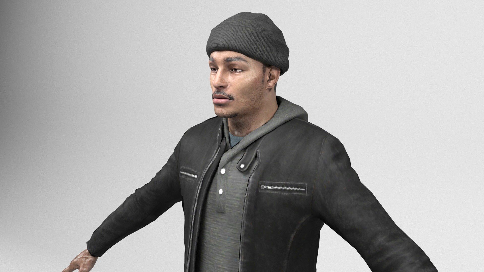 Man 8 Collection Low-poly 3D model_7