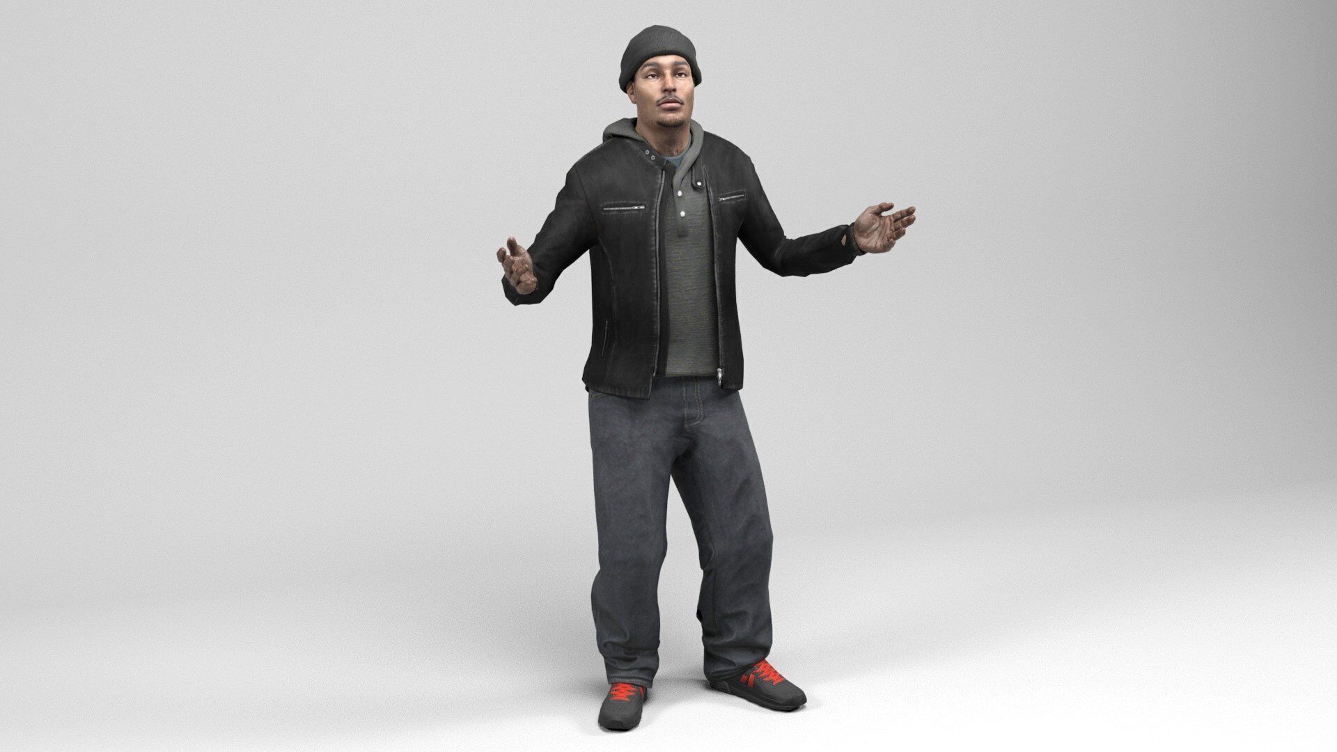 Man 8 Collection Low-poly 3D model_11
