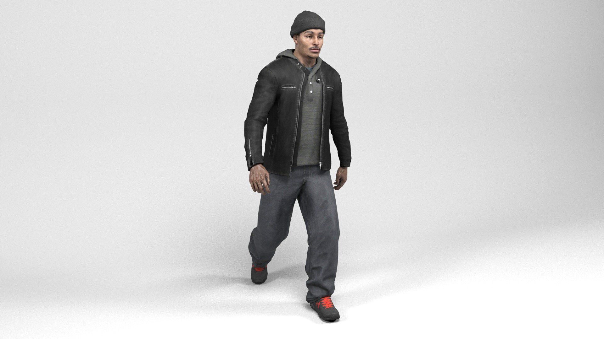 Man 8 Collection Low-poly 3D model_10