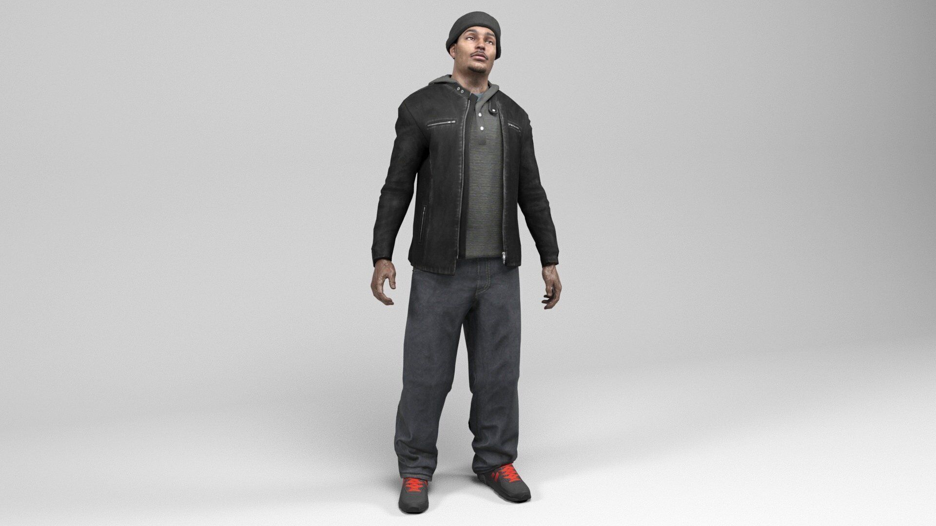 Man 8 Collection Low-poly 3D model_9