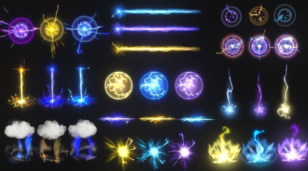 Unity Game VFX - Six Elements VFX Mega Pack - URP 3D model_3