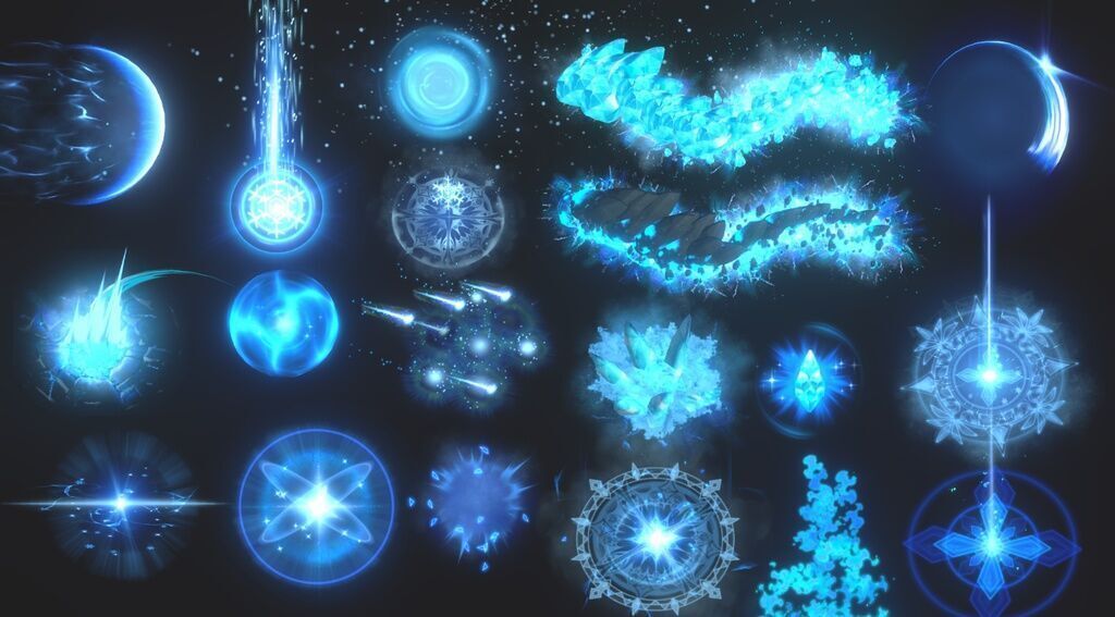 Unity Game VFX - Six Elements VFX Mega Pack - URP 3D model_6