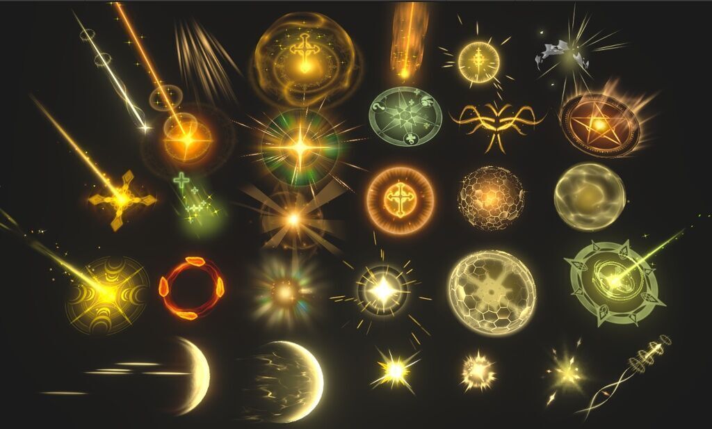 Unity Game VFX - Six Elements VFX Mega Pack - URP 3D model_2