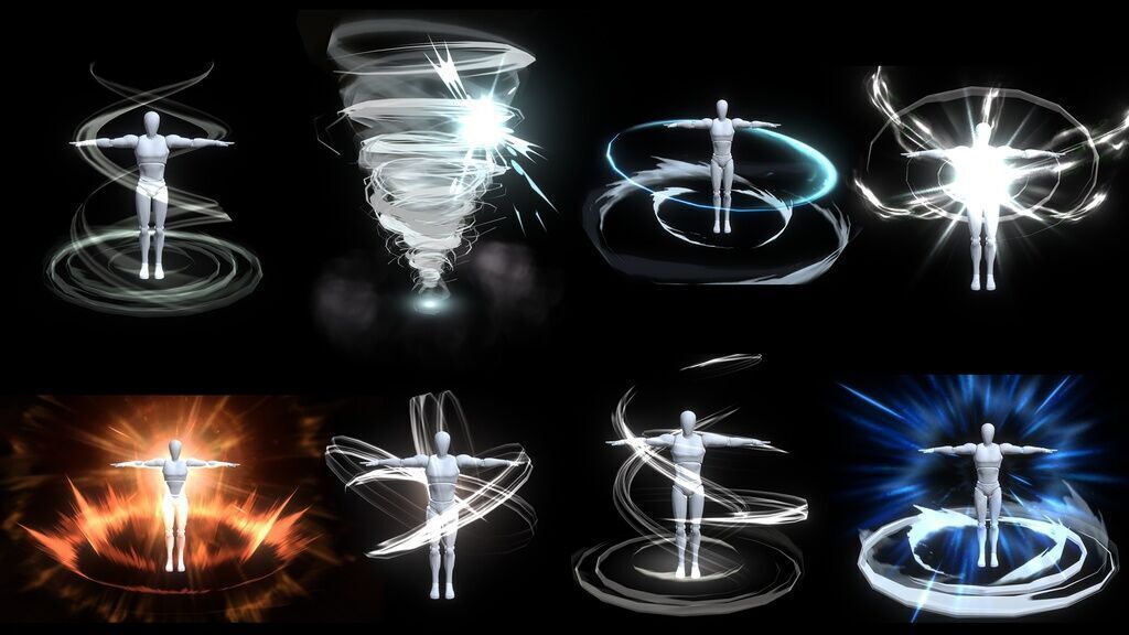 Unity Game VFX - Six Elements VFX Mega Pack - URP 3D model_7