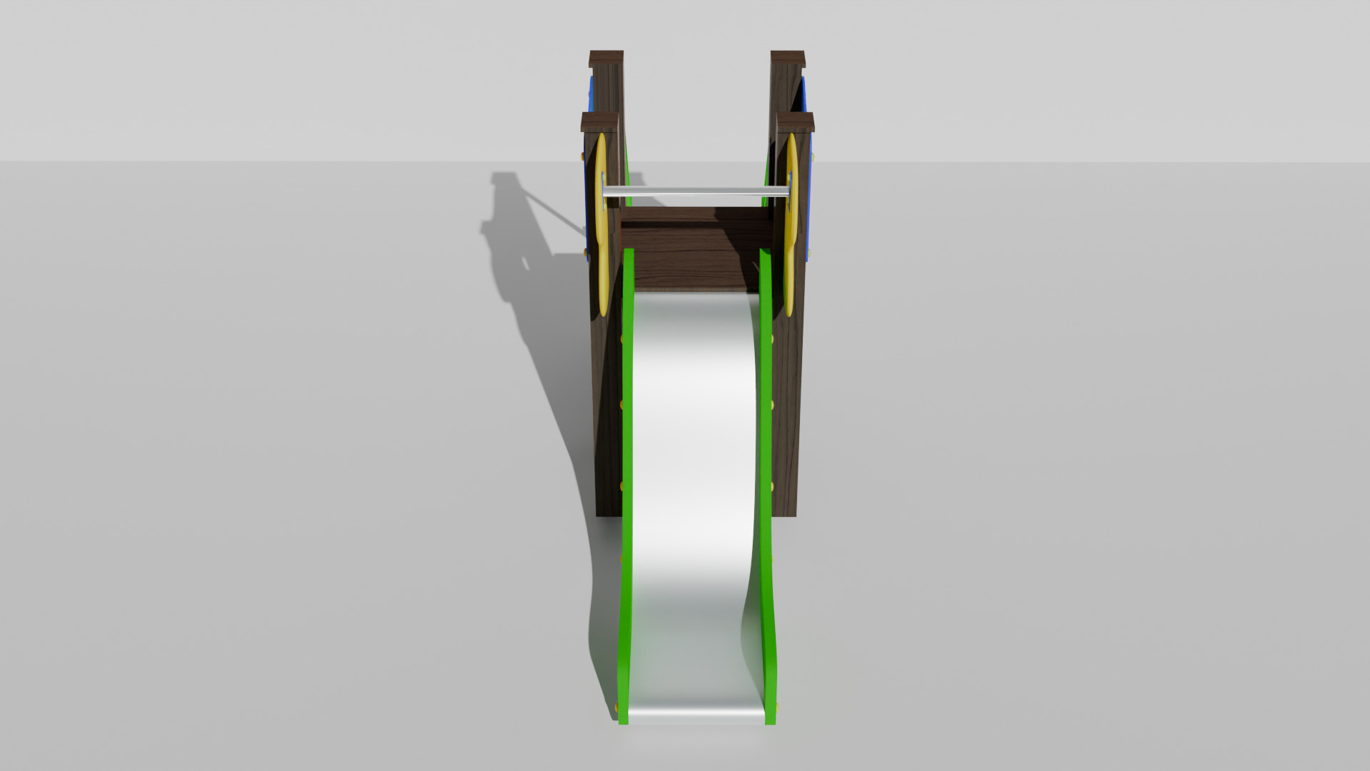 Slide Low-poly 3D model_1