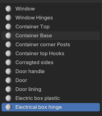 Building site office reception container Low-poly 3D model_30