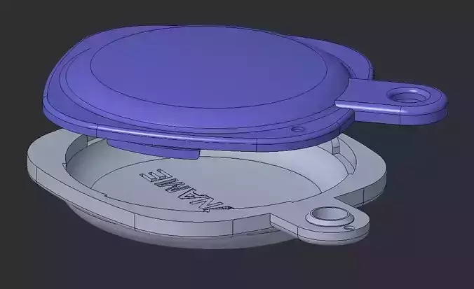 Air Tag Holder - one hole 3D print model