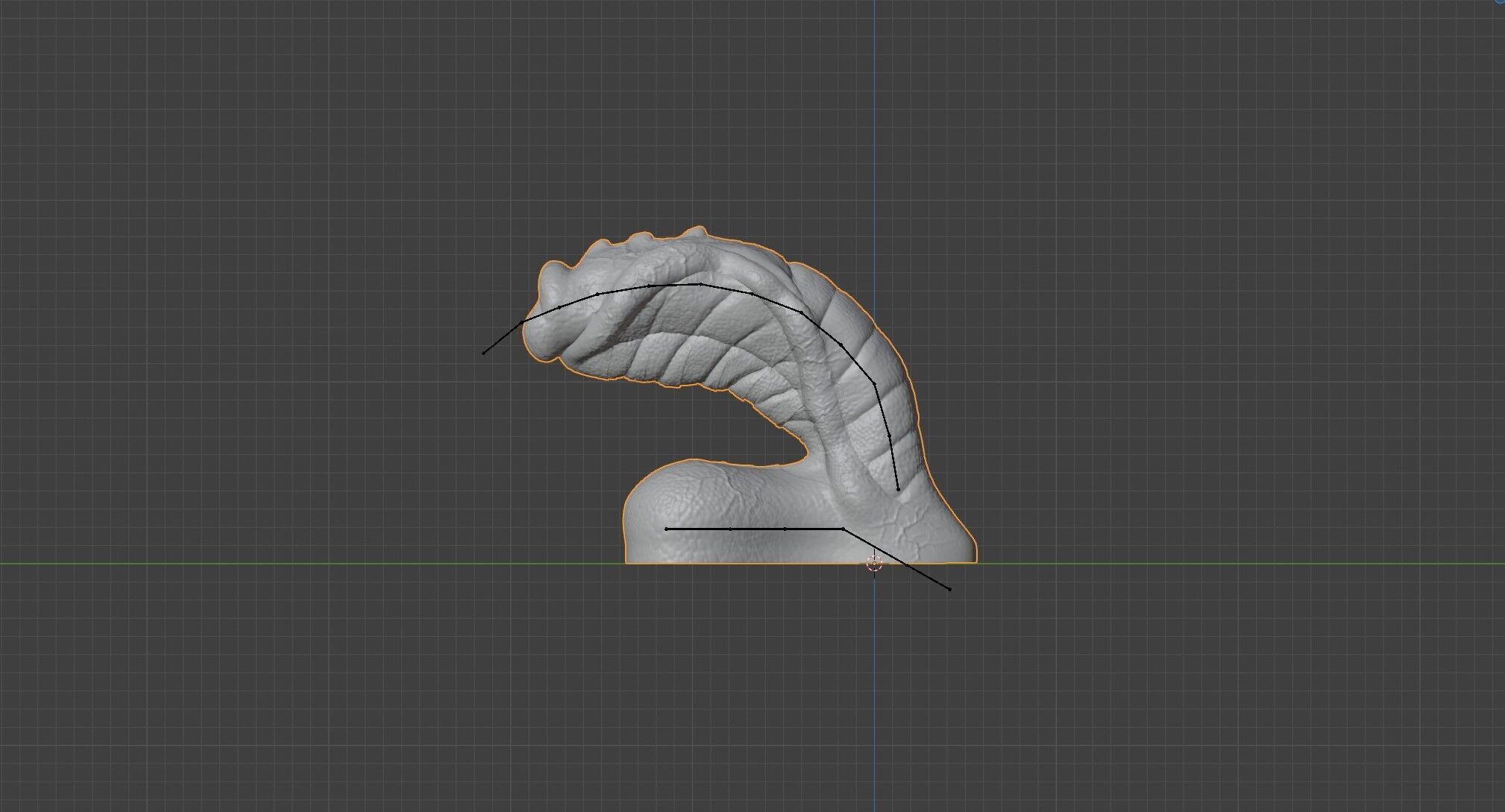 Fantasy Sevanor Dragon Penis Rigged Low-poly 3D model_3