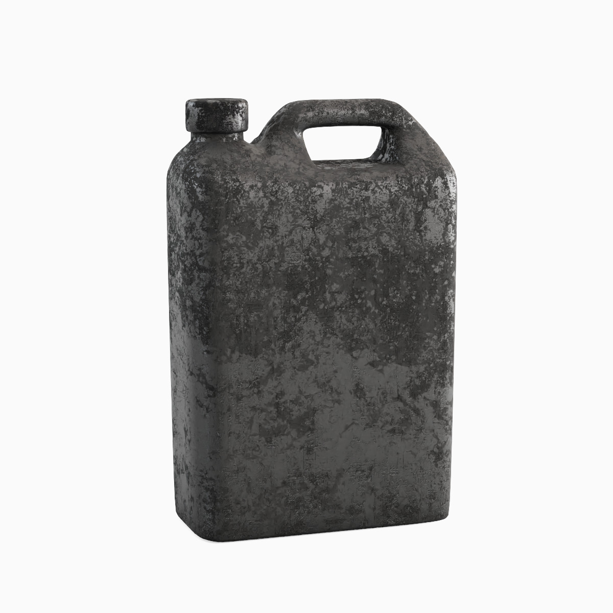 Old Plastic Canister Set 3D model_19