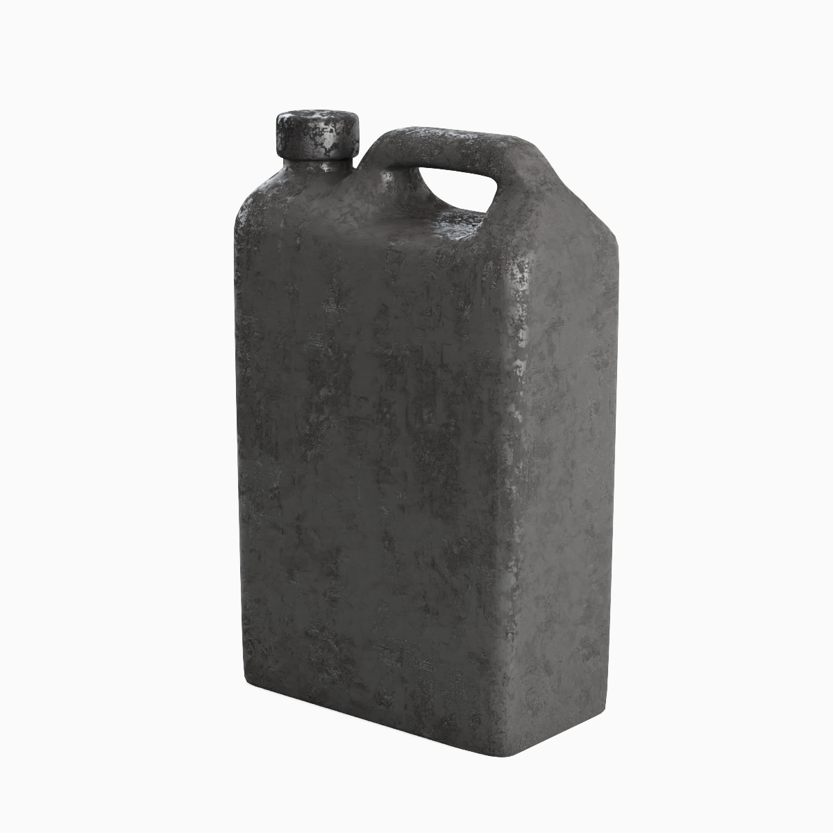 Old Plastic Canister Set 3D model_21