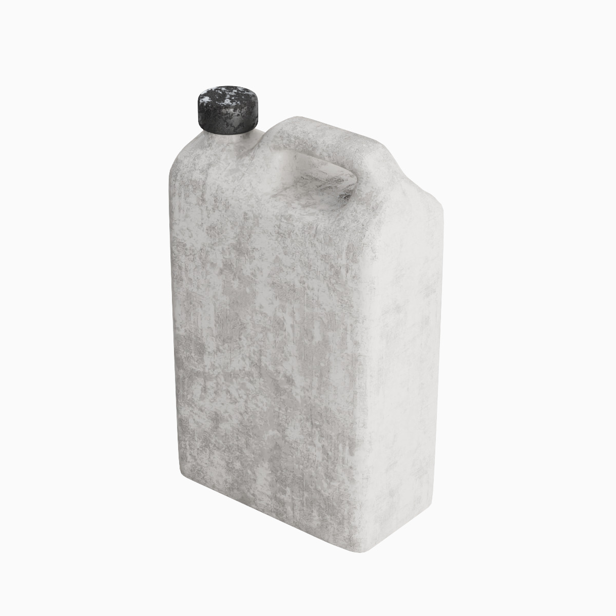 Old Plastic Canister Set 3D model_18